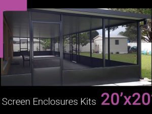 Screen-Enclosures-Kits-20’x20’