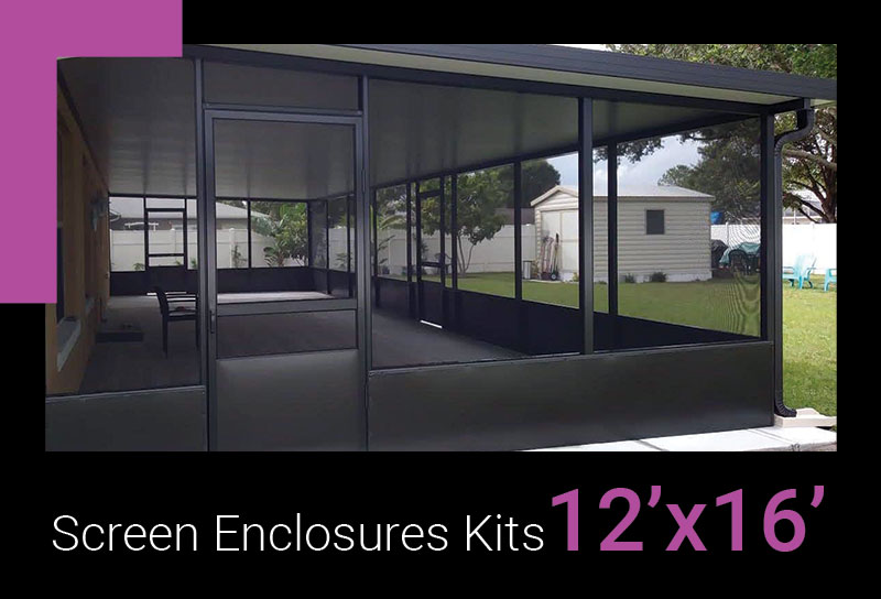 Screen-Enclosures-Kits12’x16’